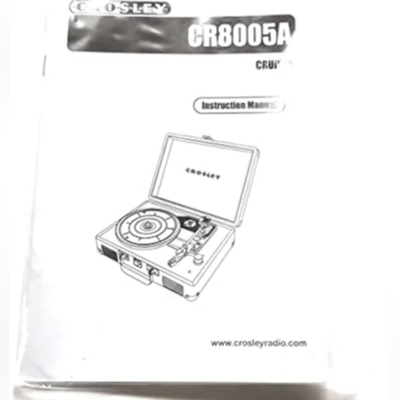 Crosley Radio Cruiser Portable Turntable  Black - Picture 6 of 8